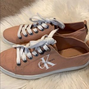 Pink CK sneakers